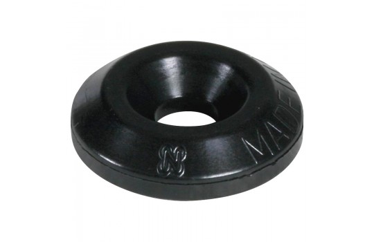 Ροδέλα Πλαστική Ποδιού με Φρέζα Pvc Black Ring για Ποδοσφαιράκι
