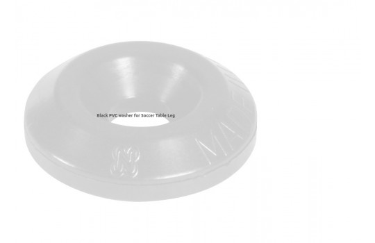 Ροδέλα Πλαστική Ποδιού με Φρέζα Pvc Black Ring για Ποδοσφαιράκι