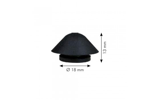 Rubber Bumper Aluminium For Ogiva Longoni Butt-Cap