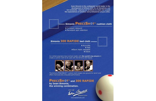 Simonis 300 Rapido + PreciShot Set Blue Delsa