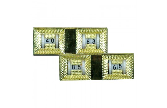 Scoremarkers For Rails, Gold Color 15X5X4 cm 2Pcs