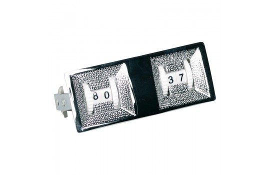 Scoremarkers For Rails, Silver Color 15X5X4 cm 2 Pcs
