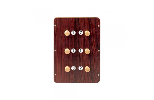 Scoreboard Carom 25X35X6 cm