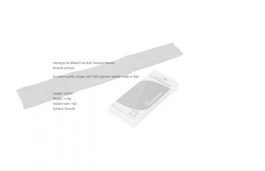 Handgrip Toscana Natural - VIDEO