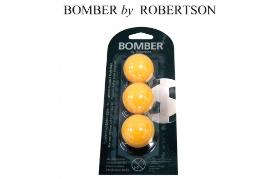 Balls Professional For Soccer Tables Bomber Orange - 3 Pcs