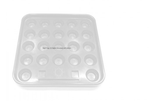 Tray for Snooker 22 Balls