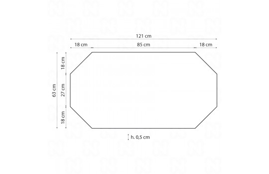 Sanded Glass For Soccer Table With Turnable Goalkeeper