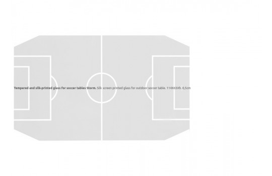 Πάτωμα Γηπέδου Silk Screen Printed Glass για Ποδοσφαιράκι Εξωτερικού Χώρου (Preview 3)