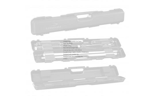 Cue Case Shuttle Longoni 1B-2S Black