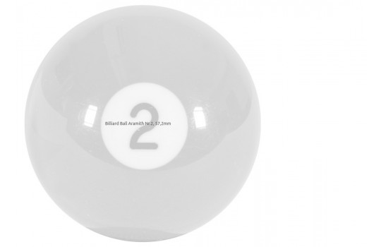 Billiard Ball Aramith Nr.2, 57,2mm