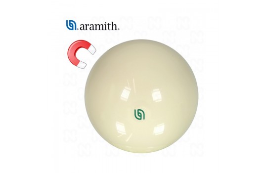 Cue Ball Aramith Tournament Magnetic 57,2mm White