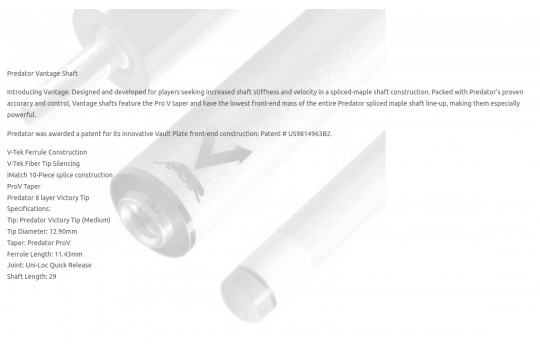 Shaft Predator Vantage Uni-Loc Thin Collar (Preview 3)