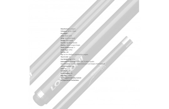 Cue Longoni Crystal Fox Wood