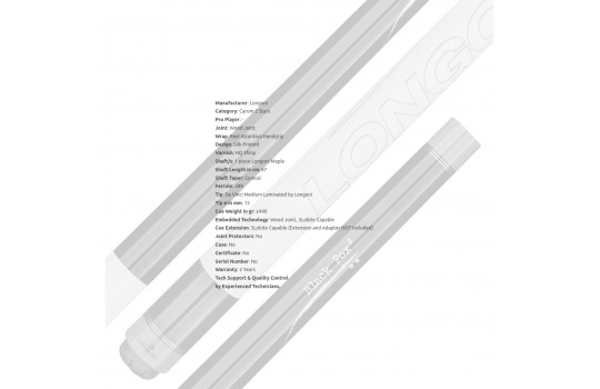 Cue Longoni Black Fox Alcantara