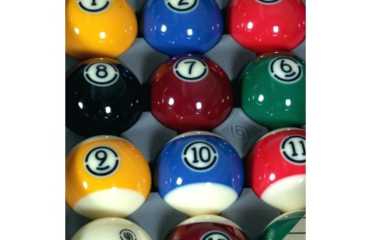 Aramith Set Tournament Pool Duramith Pro 57,2mm