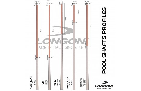 Shaft Longoni S2 VP2 American