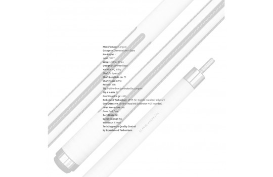Cue Longoni Carom Cremona Carribean S2 Shaft Carom (Preview 5)