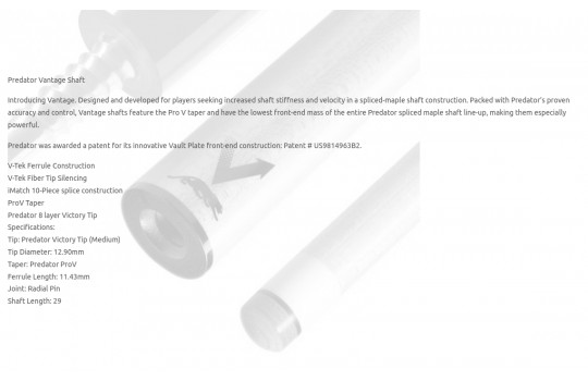 Φλες Στέκας Predator Vantage Radial Pin Thin Collar (Preview 3)