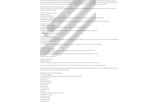 Predator BK Rush Break Cue - Sport Wrap (Στέκα για σπάσιμο) (Preview 5)