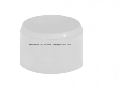 Λάστιχο Ποδιού Rubber Round Feet για Ποδοσφαιράκι - Diam. 8 cm/H. 5 cm (Preview 2)