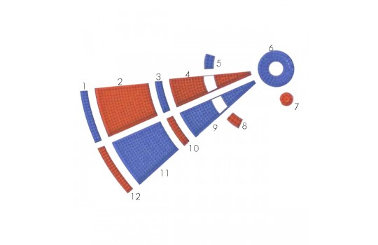 Dartboard Section Cyberdine - 2