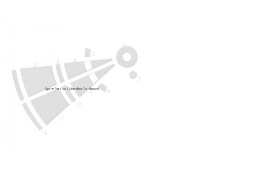 Dartboard Section Cyberdine - 2