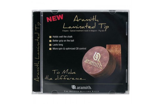 Cue Tip Aramith 14mm Medium - Laminated
