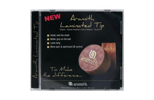 Cue Tip Aramith 14mm Soft - Laminated