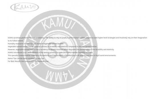 Πετσάκι Στέκας Kamui Black Super Soft ø 14 - Laminated - Original