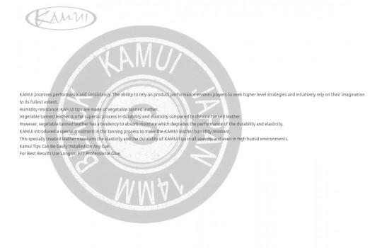 Tip Kamui Black Soft ø 14 - Laminated - Original