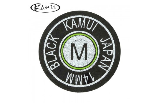 Cue Tip Kamui Black Medium ø 14 - Laminated - Original