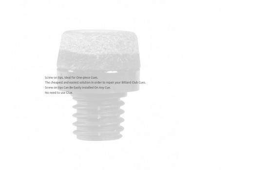 Screw Tip Plastic 8/Ma Easy 12mm (Set Of 10 Pcs)