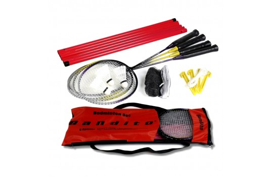 Badminton Set For 4 Players With Net