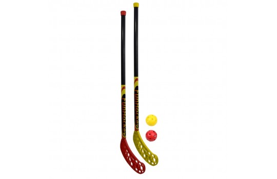 Funhockey Rackets (Set 2 Pcs) With Balls