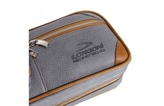Cue Bag Longoni Giotto - Essenza 4B-8S Grey/Brown - VIDEO (Preview 4)