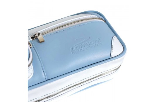 Cue Bag Longoni Giotto - Dolcevita 4B-8S White/Light Blue - VIDEO (Preview 4)