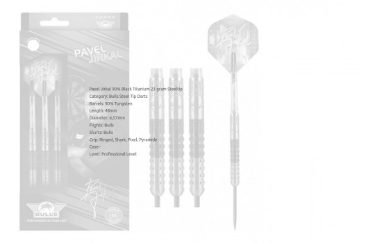Pavel Jirkal 90% Black Titanium 23 gram Steeltip