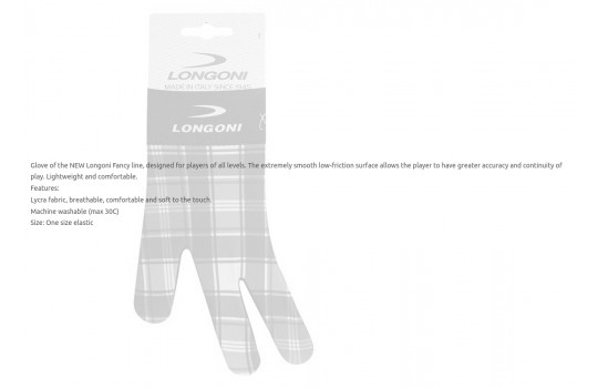 Glove Longoni Fancy Check Collection 1 SX