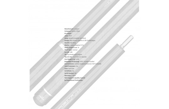 Cue Longoni Composita Graphite