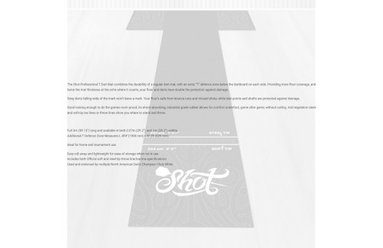 Shot T-Mat Floor Protection 300x60cm
