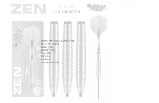 Zen Dojo 80% Tungsten 25 gram Steeltip