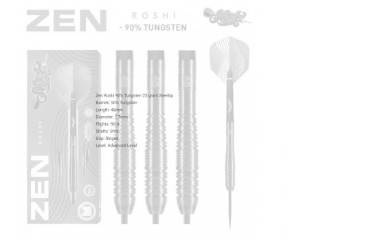 Zen Roshi 90% Tungsten 25 gram Steeltip