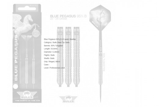 Blue Pegasus 95% B 23 gram Steeltip