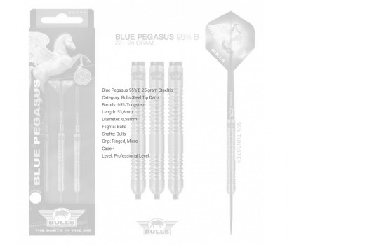 Blue Pegasus 95% B 25 gram Steeltip