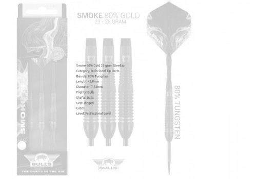 Smoke 80% Gold 23 gram Steeltip