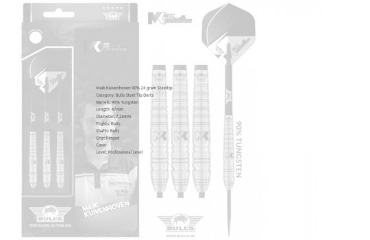 Maik Kuivenhoven 90% 24 gram Steeltip