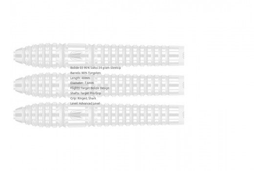 Bolide 03 90% Swiss 24 gram Steeltip