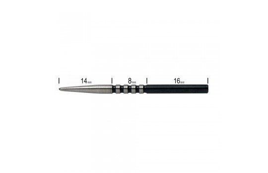 Dpuls Black Silver Grip Points 38mm