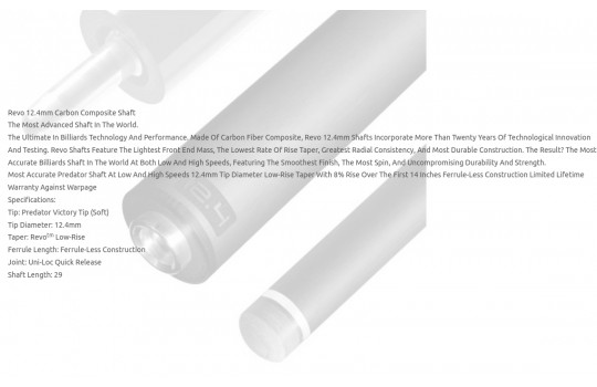 Shaft Predator Revo 12.4 Uniloc White Vault Plate (Preview 3)