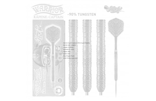 Warrior Kapene Captain 90% 24 gram Steeltip (Preview 3)